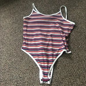 Striped Bodysuit